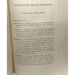 L'Ardenne belgo-romaine - étude d'archéologie et d'histoire - 3e...