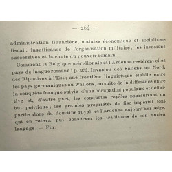L'Ardenne belgo-romaine - étude d'archéologie et d'histoire - 3e...