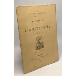 Les paysans de l'Argonne 1792