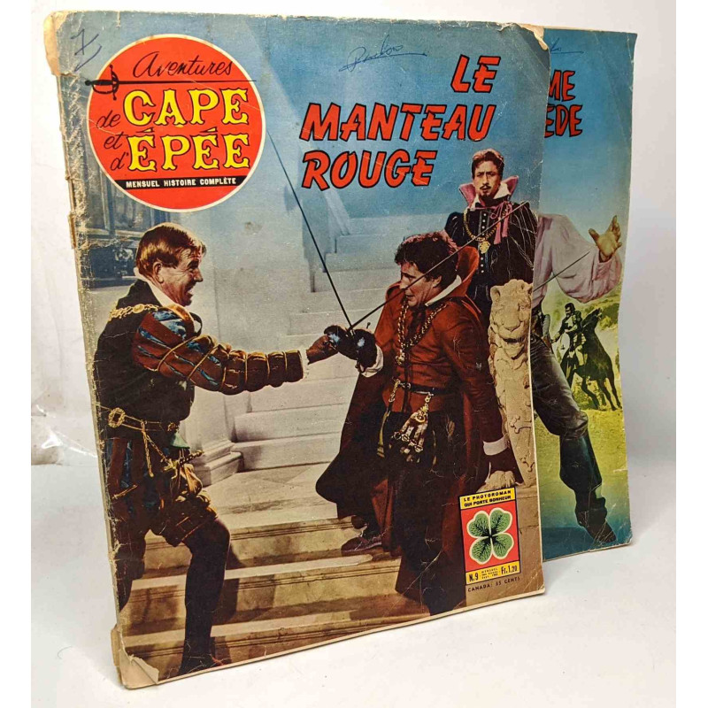 2 numéros de "Aventures de cape et d'épée" mensuel histoire...