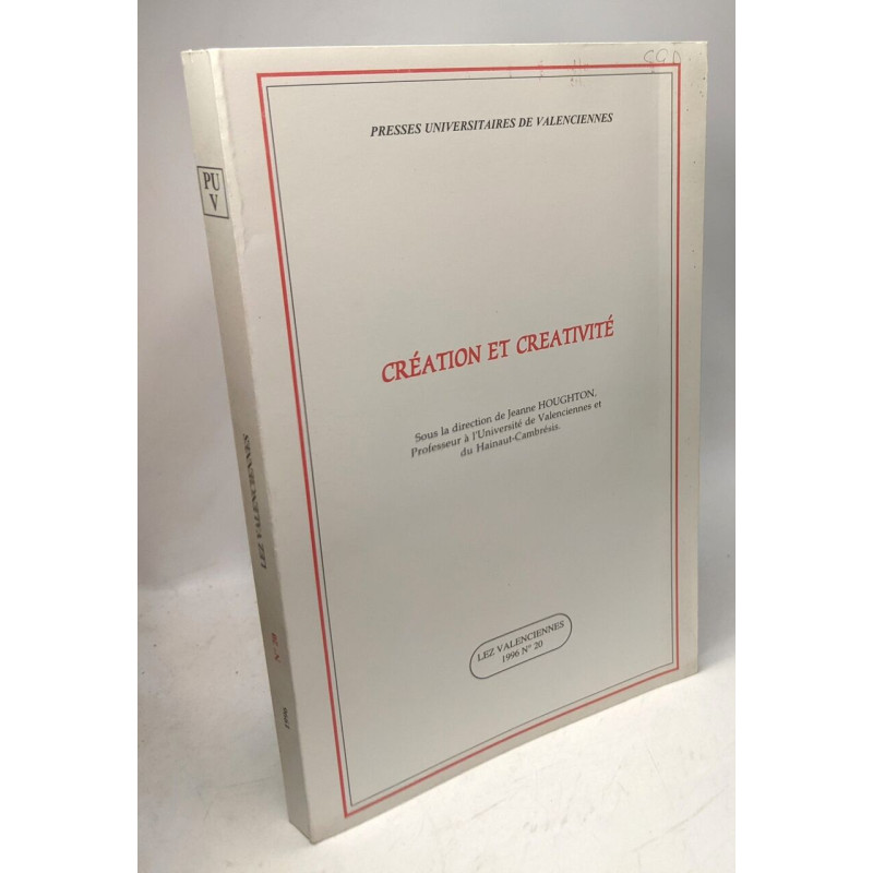 Création et créativité les valenciennes N°20 1996