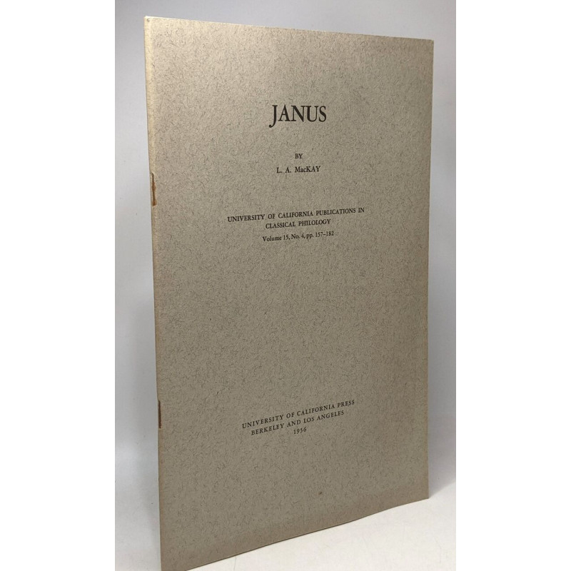 Janus - Classical philology VOLUME 15 N°4 pp. 157-182