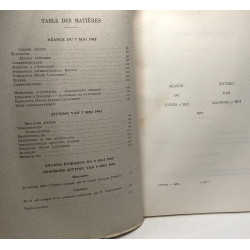 Séance du Lundi 7 Mai 1962 / Zitting van Maandag 7 Mei / Bulletin...