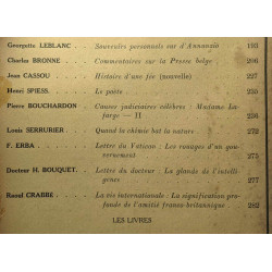 La Revue Belge - 1er Août 1938 - 15 année TOME III n°3