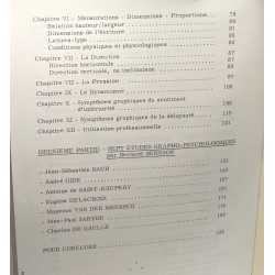 Présence de Bernard Bernson éléments de grapho psychologie
