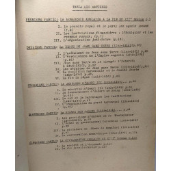 L'Angleterre de 1199 à 1272 / Les cours de la Sorbonne