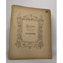 Quatuor pour piano violon viola et violoncelle ppar L.van...