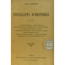 Feuillets d'histoire (1re série)