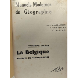 La Belgique - notions de cosmographie - Troisième partie - manuels...