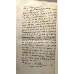 Correspondance de la cour de Rome avec les agens de Buonaparte...