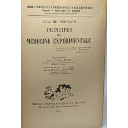 Principes de médecine expérimentale / Bibliothèque de philosophie...
