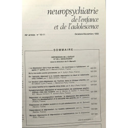 Neuropsychiatrie de l'enfance et de l'adolescence - 2 volumes:...