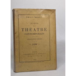 Notes sur le théâtre contemporain