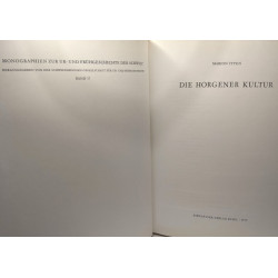 Die Horgener kultur / monographien zur ur- und frühgeschichte der...