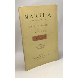 Martha opéra en quatre actes