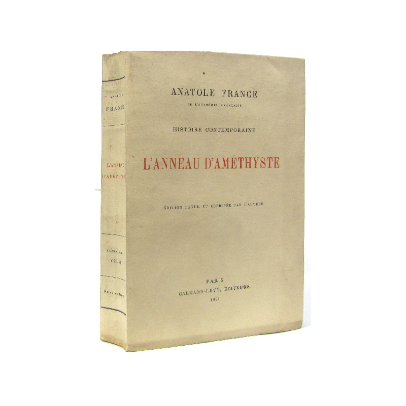 Histoire contemporaine l'anneau d'améthyste