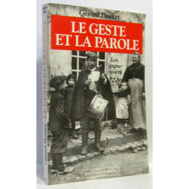 Le geste et la parole