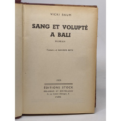Sang et volupté à Bali