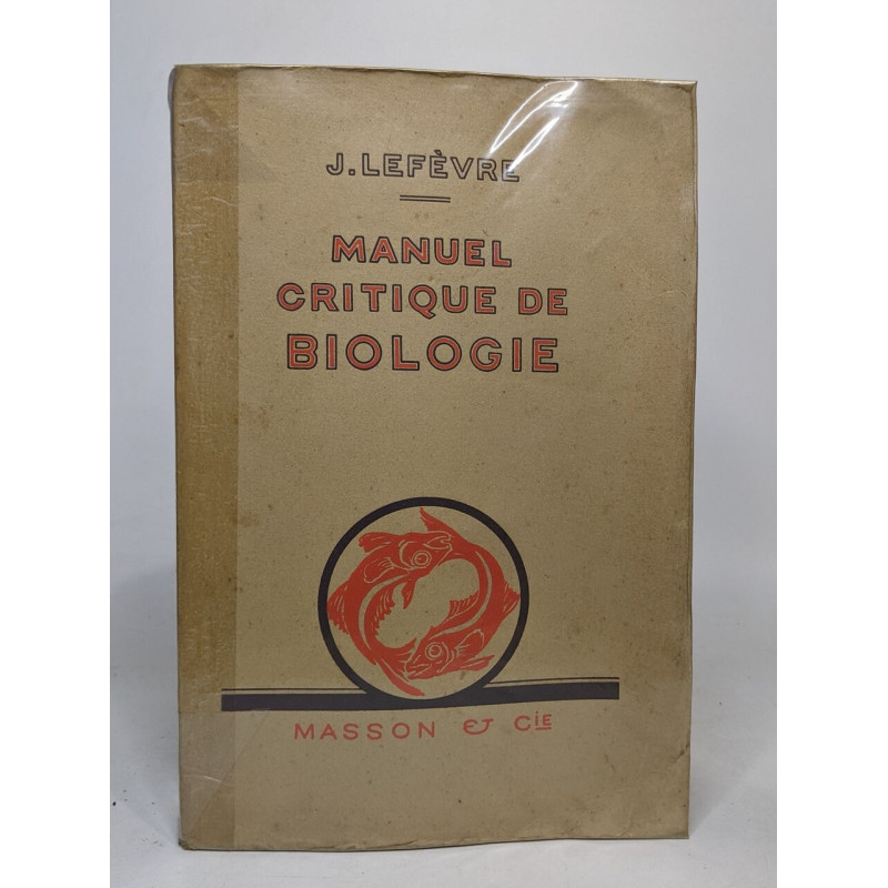 Manuel critique de biologie