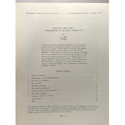 Syro-Mesopotamian Studies - Volume 1 Issue 1 may 1977
