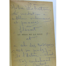 Au bras de la nuit (illustrations de Marcel Godeau) avec hommage...