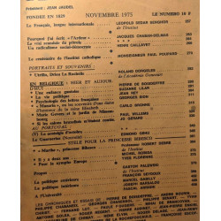 La novuelle revue des deux mondes - Novembre 1975 n°11