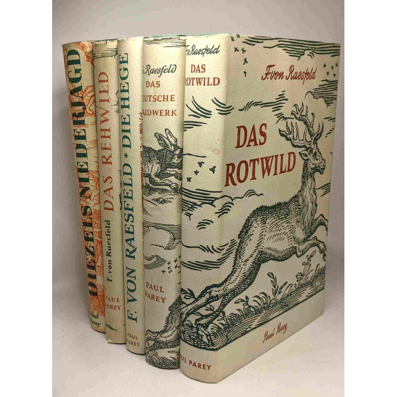 Die jagdklassiker 5 Pfund: Die Hege + Das deutsche waidwerk + Das...