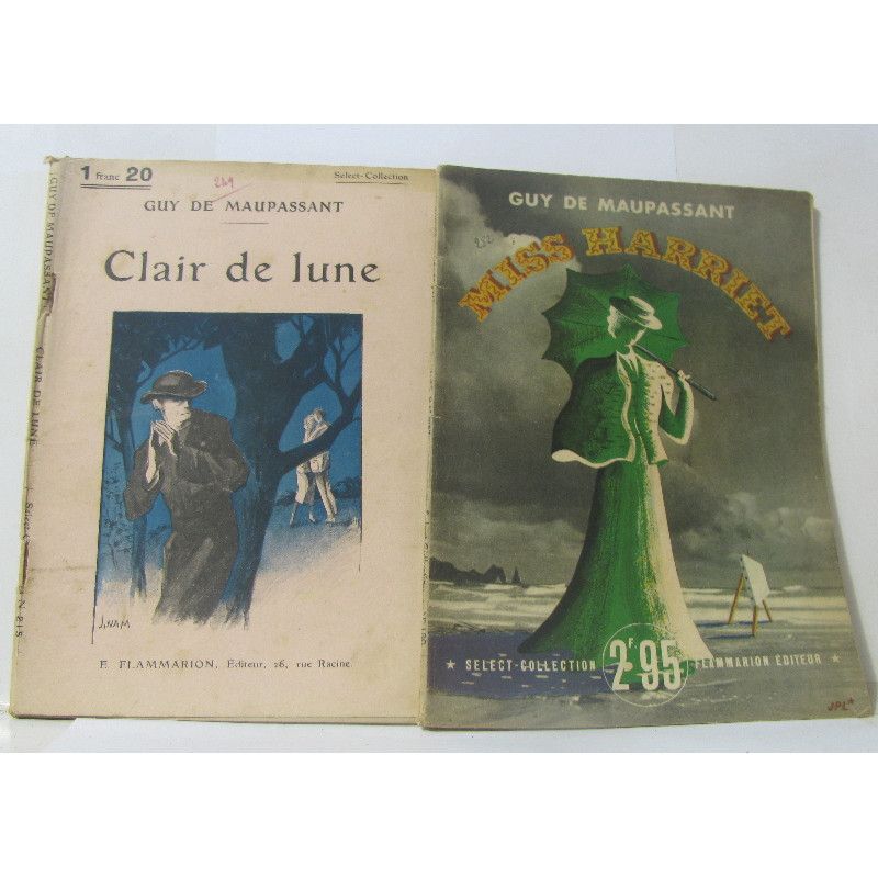 Claire de lune - Miss Harriet (lot deux livres)
