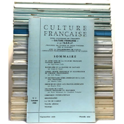 Culture Française 50 numéros non consécutifs entre 1962 et 1980 -...