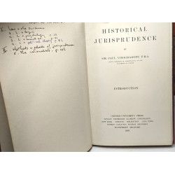 Historical Jurisprudence. Introduction