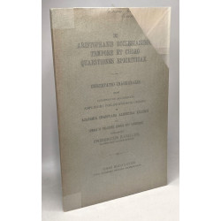 De aristophanis ecclesiazuson tempore et choro quaestiones...