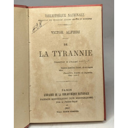 De la tyrannie / Bibliothèque nationale