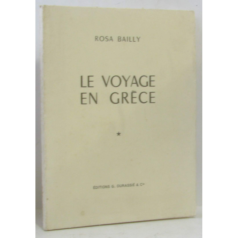 Le voyage en Grèce