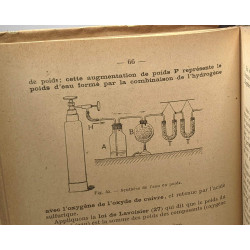 Chimie - classe de seconde - Programme du 23 Décembre 1941