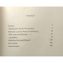Erläuterungen zu hölderlins dichtung - vierte erweiterte auflage