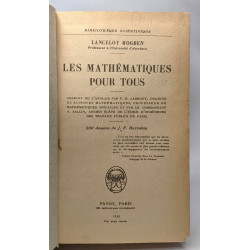 Les mathématiques pour tous - bibliothèque scientifique - 200...