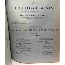 L'outillage mental pensée langage mathématique - tome I (tome premier)