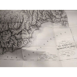 Planche n°1 Piémont et République de Gênesà - Carte dépliante