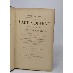 L'art moderne (deuxième partie) - XVIIe XVIIIe et XIXe siècles