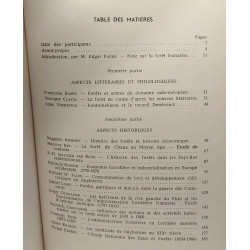 Actes du colloque sur la forêt - Besançon 21-22 Octobre 1966 |...