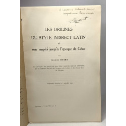 Les origines du style indirect latin et son emploi jusqu'à...