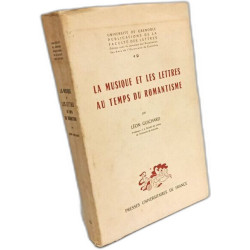 La musique et les lettres au temps du romantisme