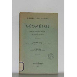 Géométrie classes de première classique C et de première moderne