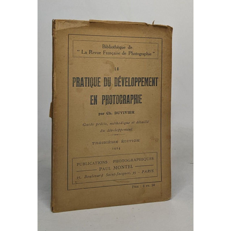 La pratique du développement en photographie