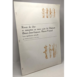 Roues de char et statuettes en terre cuite de Chalucet...