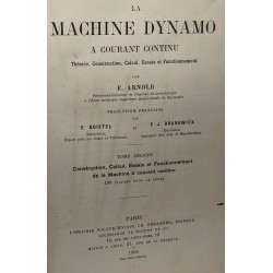 La machine dynamo à courant continu - TOME PREMIER: théorie de la...