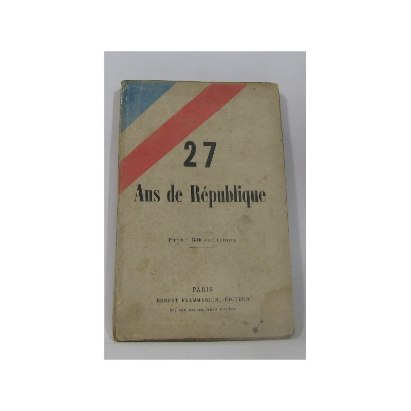27 ans de république
