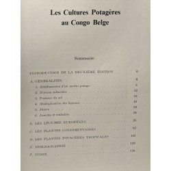 Les cultures potagères au Congo Belge - 2e éd. Royaume de Belgique...