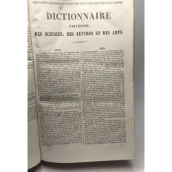 Dictionnaire universel des sciences des lettres et des arts -...