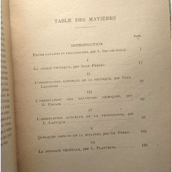 L'orientation actuelle des sciences - conférances faites à l'école...